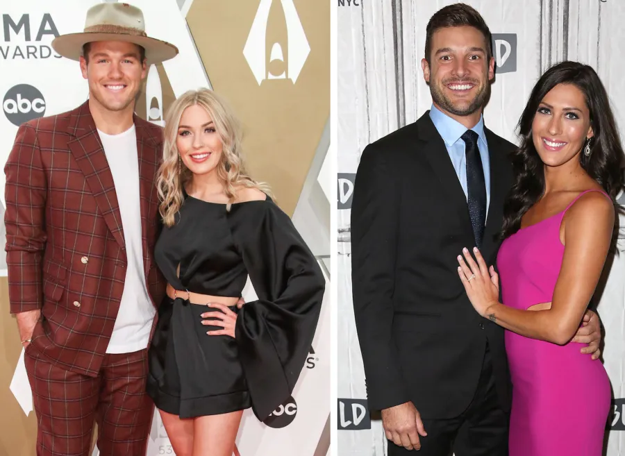 Colton Underwood Cassie Randolph Garrett Yrigoyen Becca Kufrin Bachelor Nation Splits 2020
