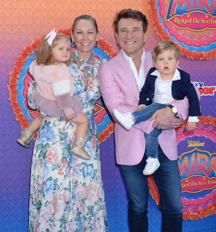 DWTS Couples Kym Johnson Robert Herjavec twins