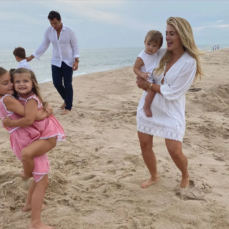 Daphne Oz beach family photos