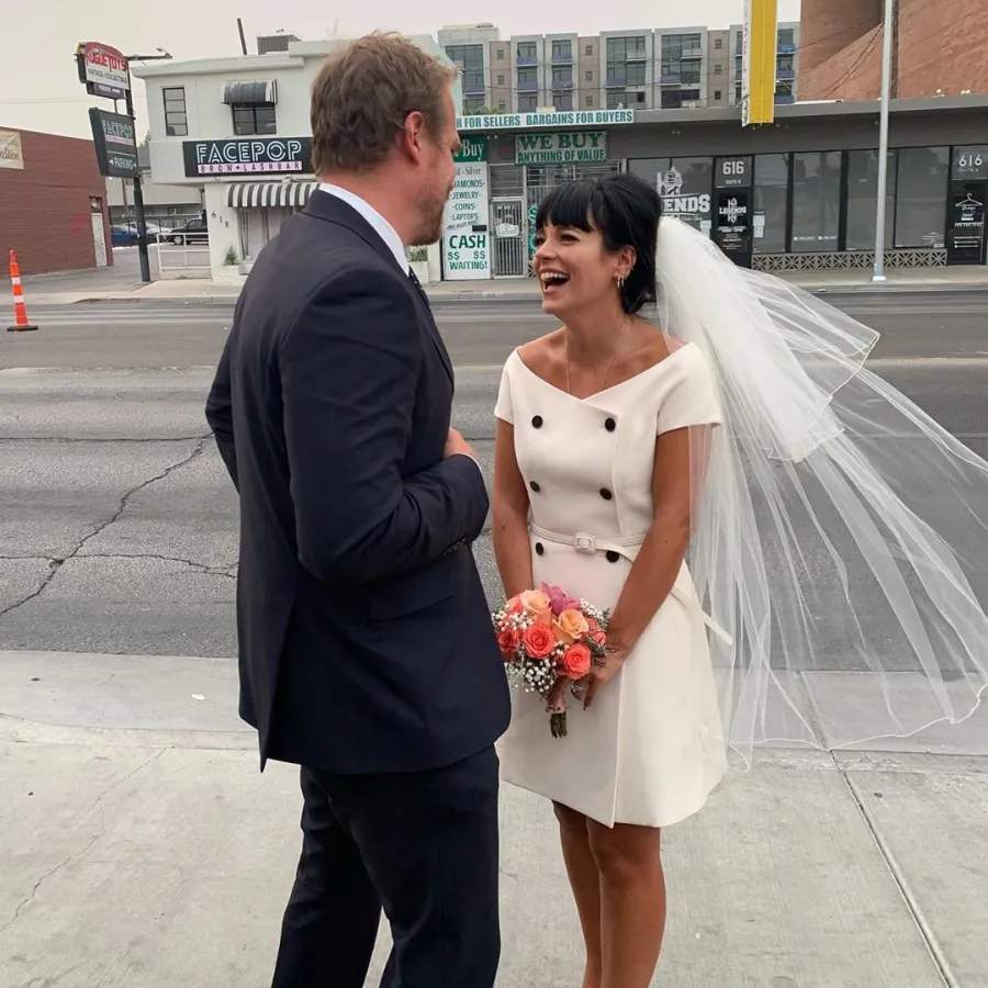 David Harbour and Lily Allen Vegas wedding