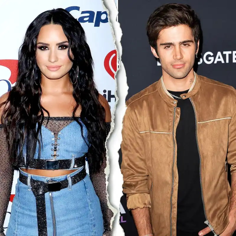 Demi Lovato and Max Ehrich Split