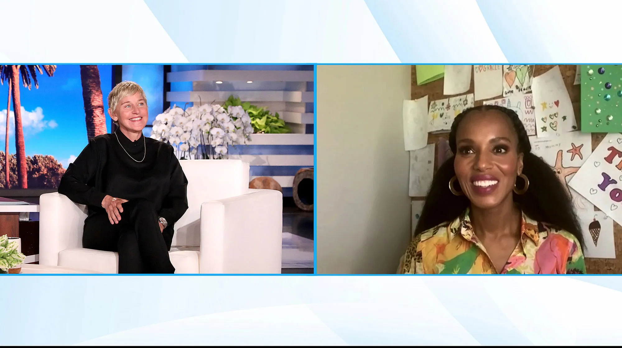 Ellen DeGeneres Kerry Washington Educating Kids on Racism