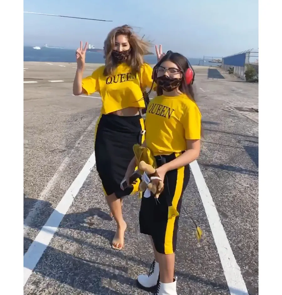 Farrah Abraham and Her Daughter Sophia Rock Matching 'Queen' Tees