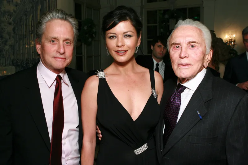 February 2020 Kirk Douglas Michael Douglas and Catherine Zeta-Jones Timeline of Their Longtime Romance