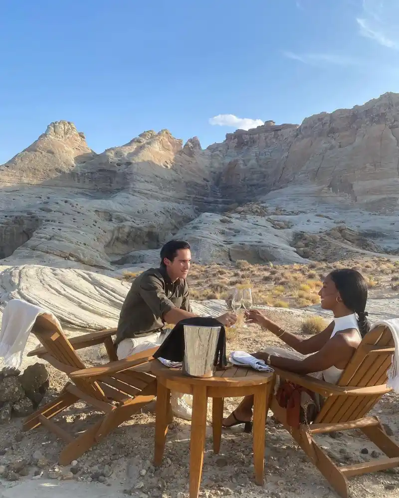 Jasmine Tookes and Juan David Borrero Engagement