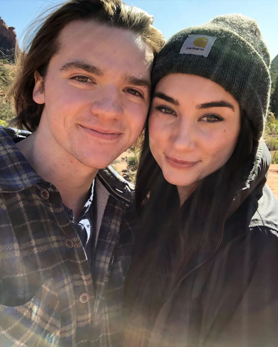 Joel Courtney and Mia Scholink Celebrity Weddings of 2020