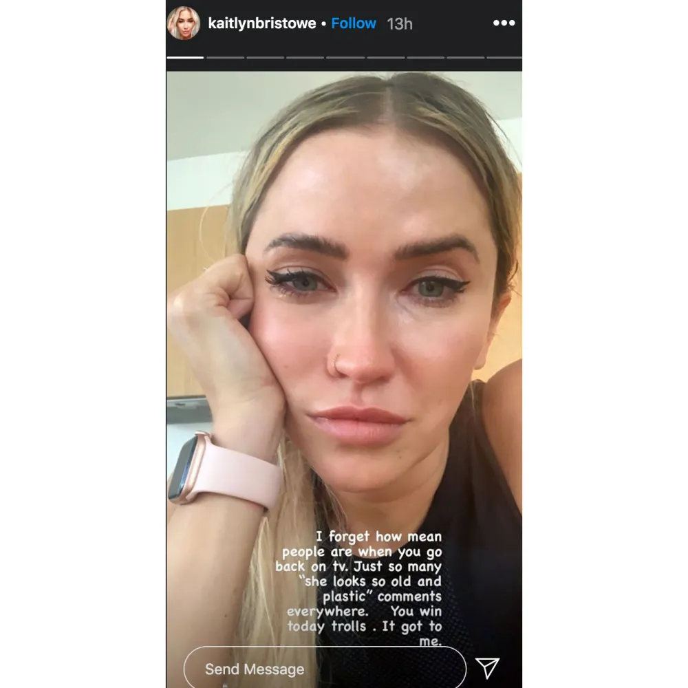 Kaitlyn Bristowe Breaks Down After Trolls Attack Her Appearance
