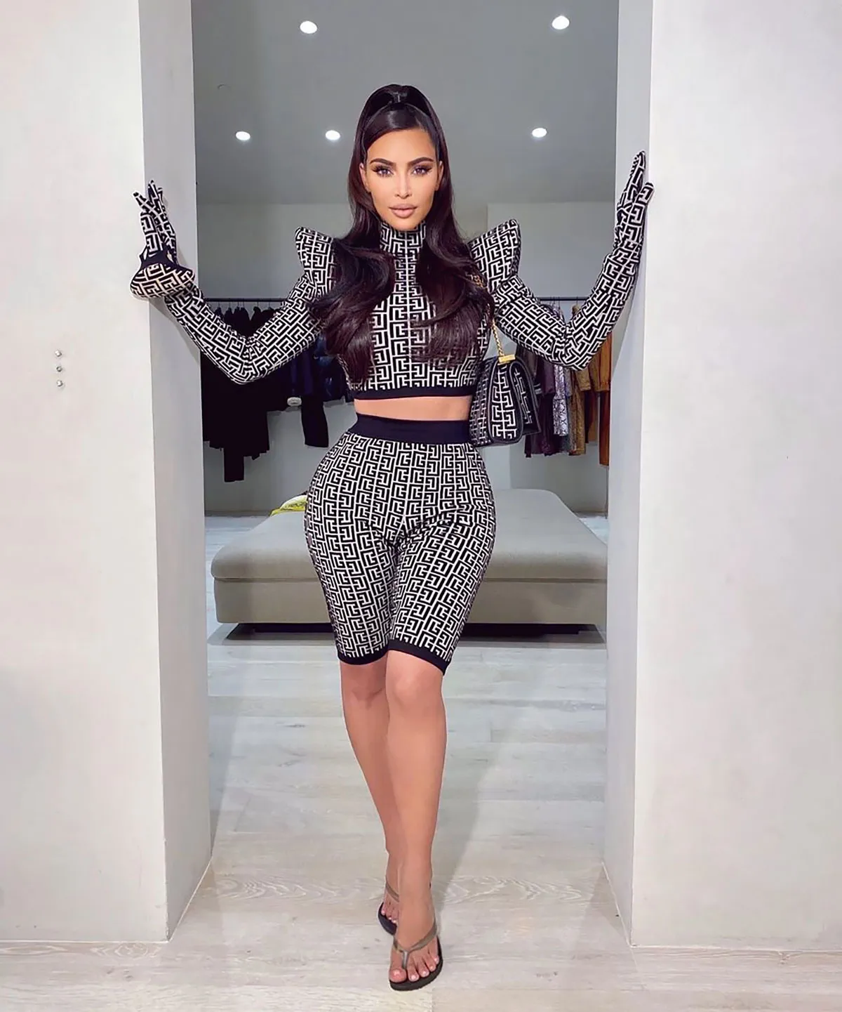 Kim Kardashian Is a 'Balmain Barbie' — See Her Look From All Angles
