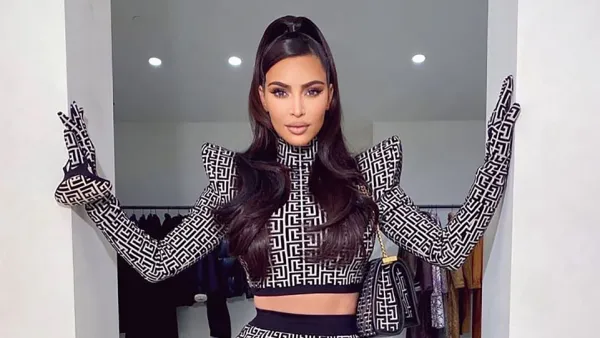 Kim Kardashian Is a 'Balmain Barbie' — See Her Look From All Angles