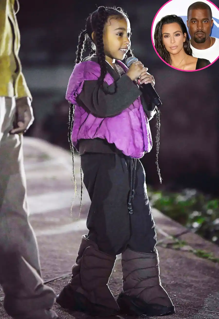 Kim Kardashian My Daughter North Gets Her Confidence From Dad Kanye West