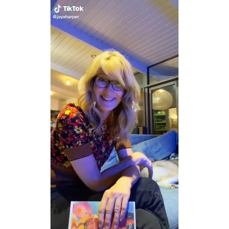 Laura Dern Reading Siddhartha on her Daughter TikTok Account