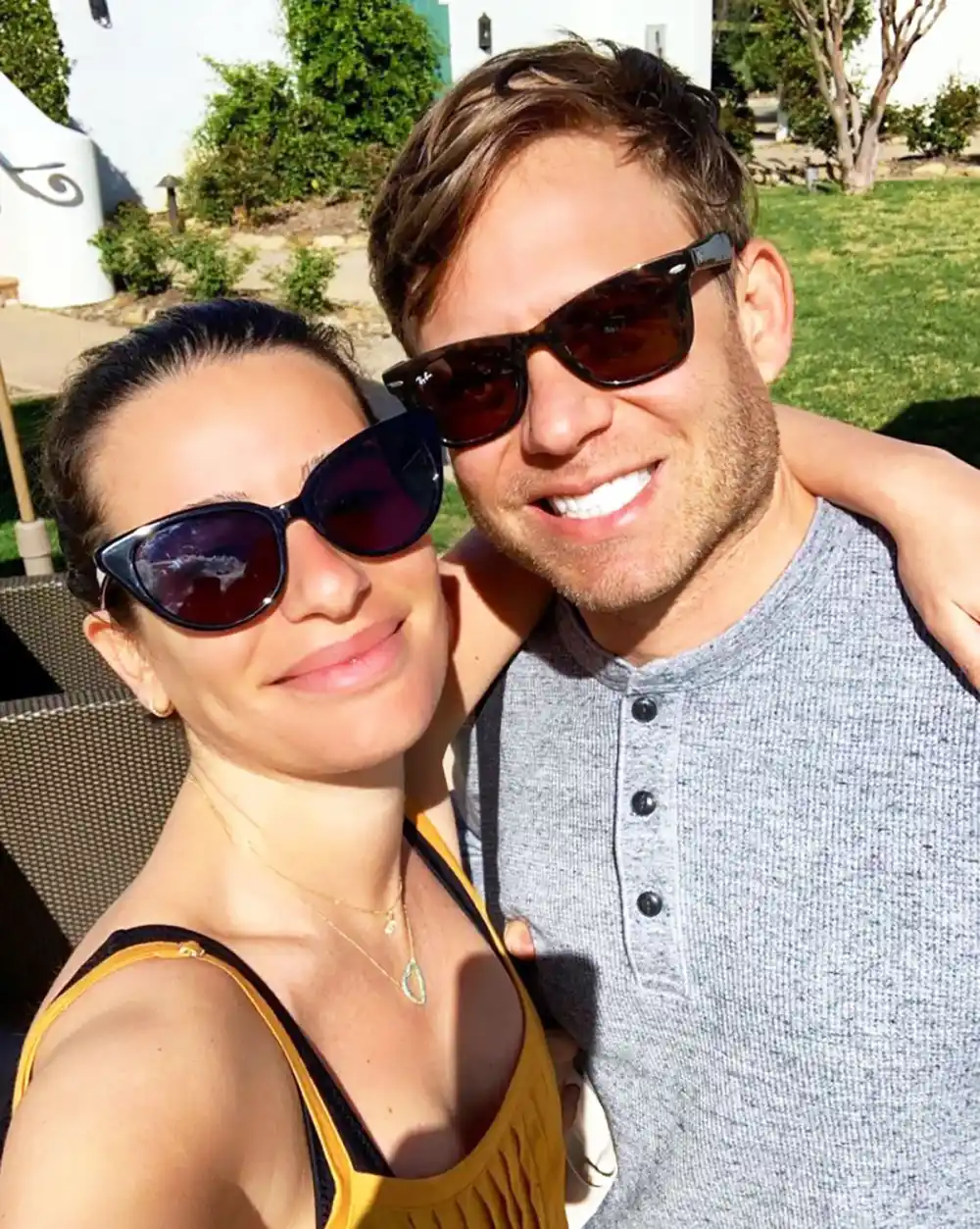 Lea Michele Steps Out for 1st Time Since Giving Birth to Son Ever