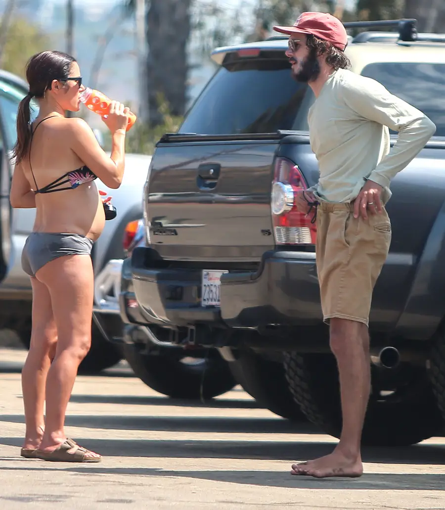 Leighton Meester Surfs With Husband Adam Brody After Giving Birth to 2nd Child