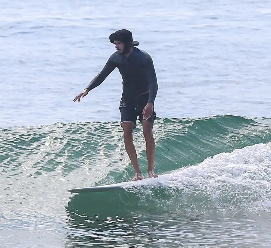 Leighton Meester Surfs With Husband Adam Brody After Giving Birth to 2nd Child