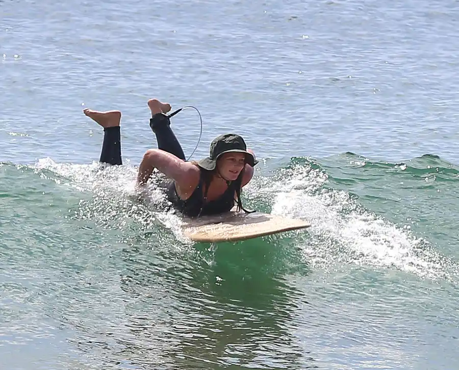Leighton Meester Surfs With Husband Adam Brody After Giving Birth to 2nd Child