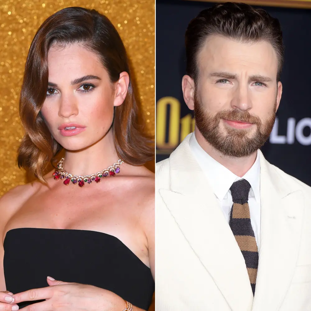 Lily James Refuses to Reveal Whether She&rsquo;s Dating Chris Evans Amid Rumors