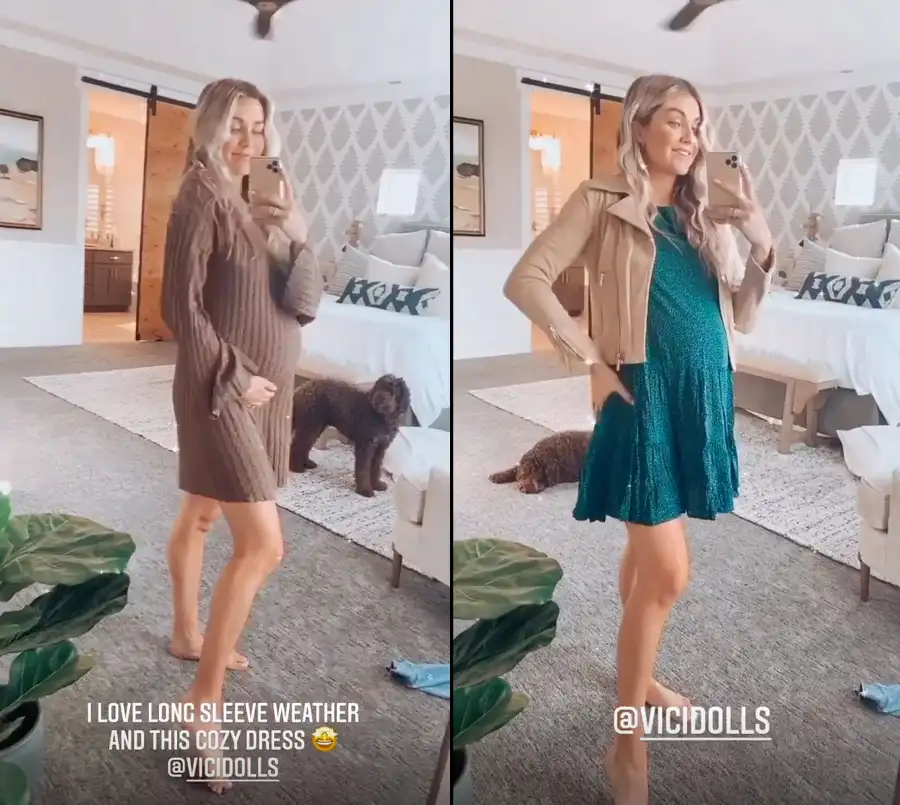 Lindsay Arnold Models Maternity Looks