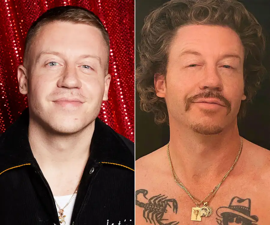 OMG! Macklemore Looks Unrecognizable With a Mustache and Curly Hair