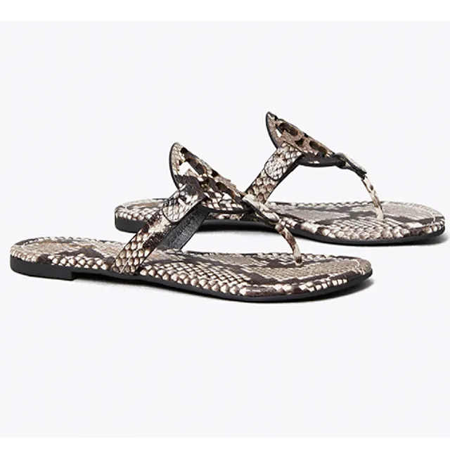 Miller Sandal, Embossed Leather
