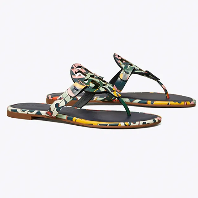 Miller Sandal, Printed Leather