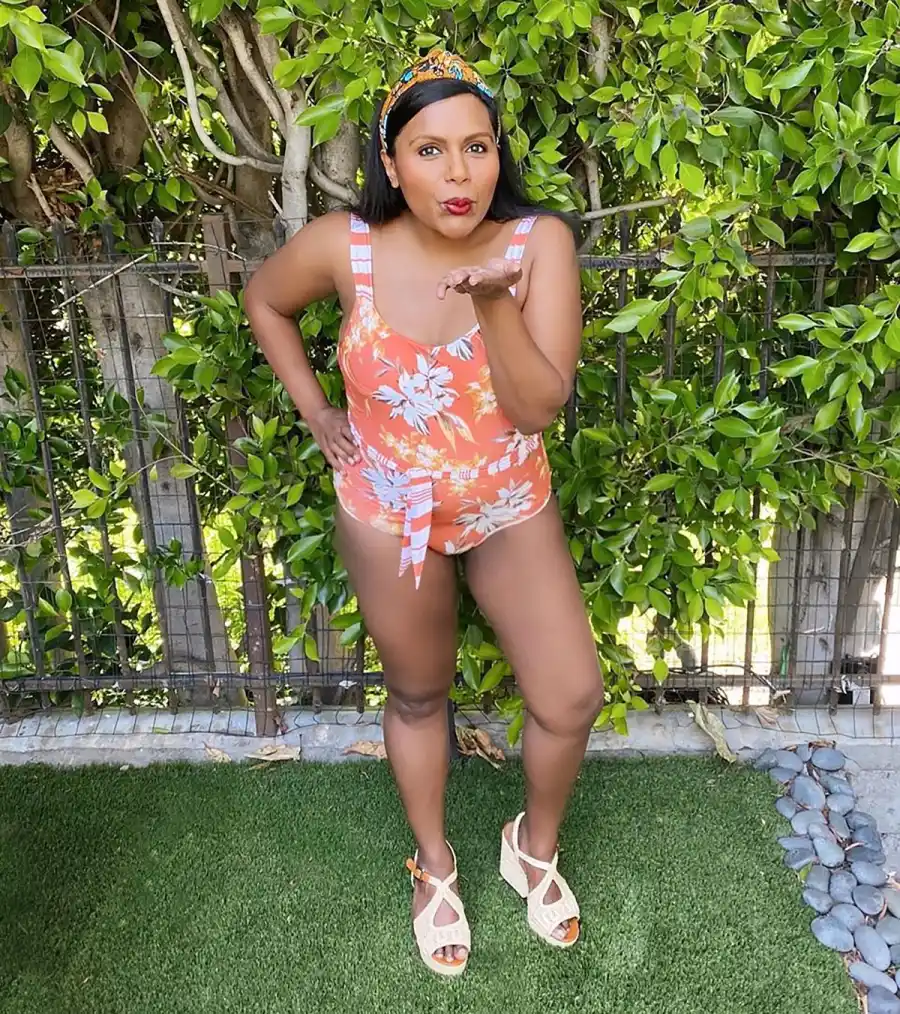 Mindy Kaling Celebrates the End of Summer With Swimsuit Shoot — See All the Pics