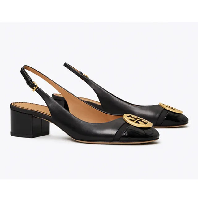 Minnie Cap-Toe Slingback Pump