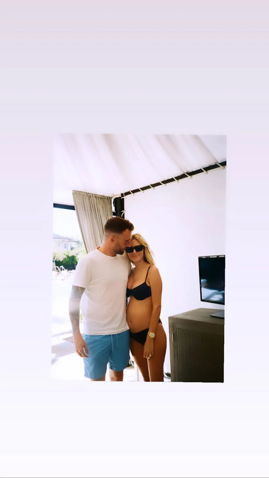 Morgan Stewart and Jordan McGraw PDA Instagram