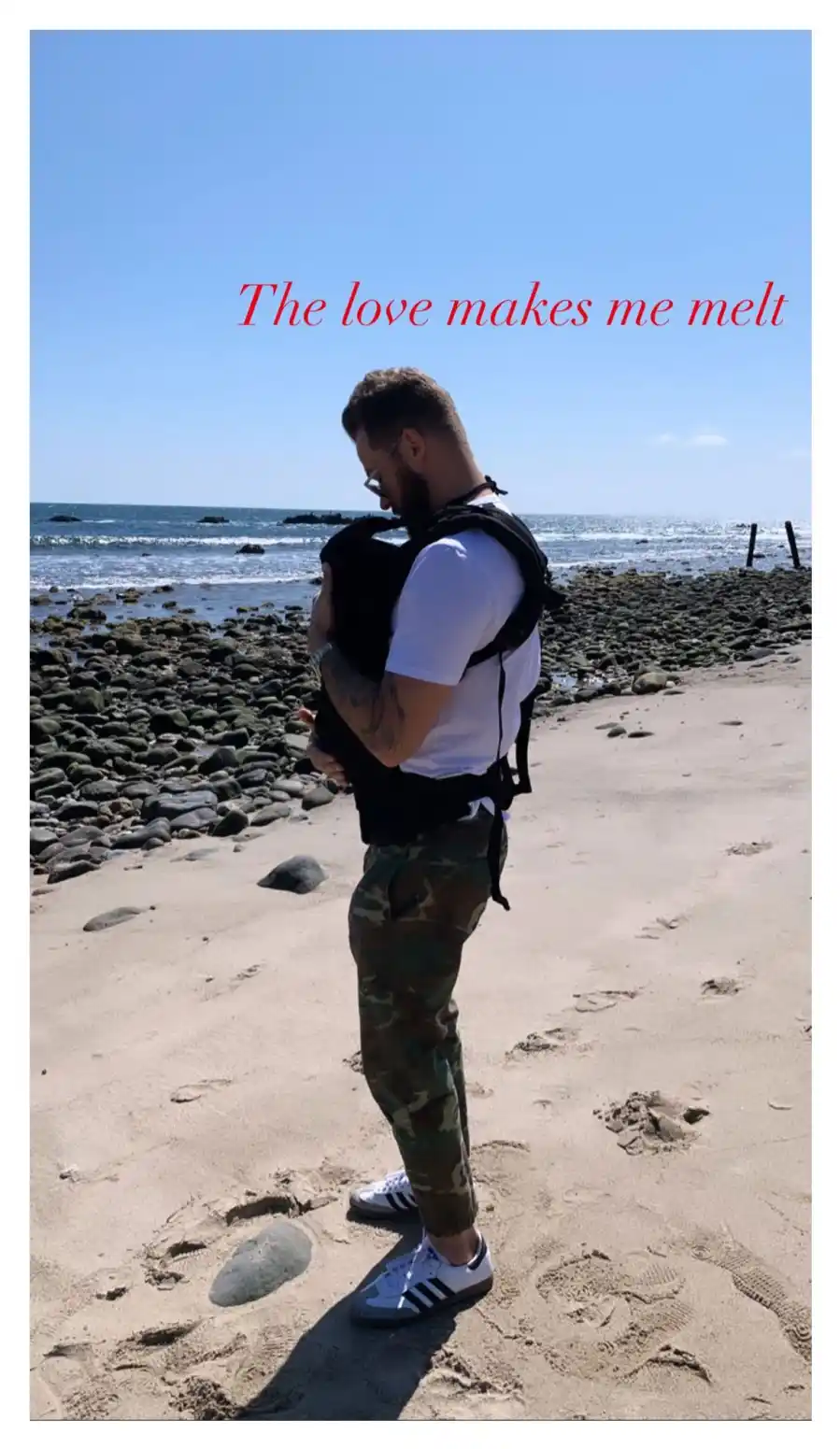 Nikki Bella and Artem Chigvintsev Take Matteo to Beach