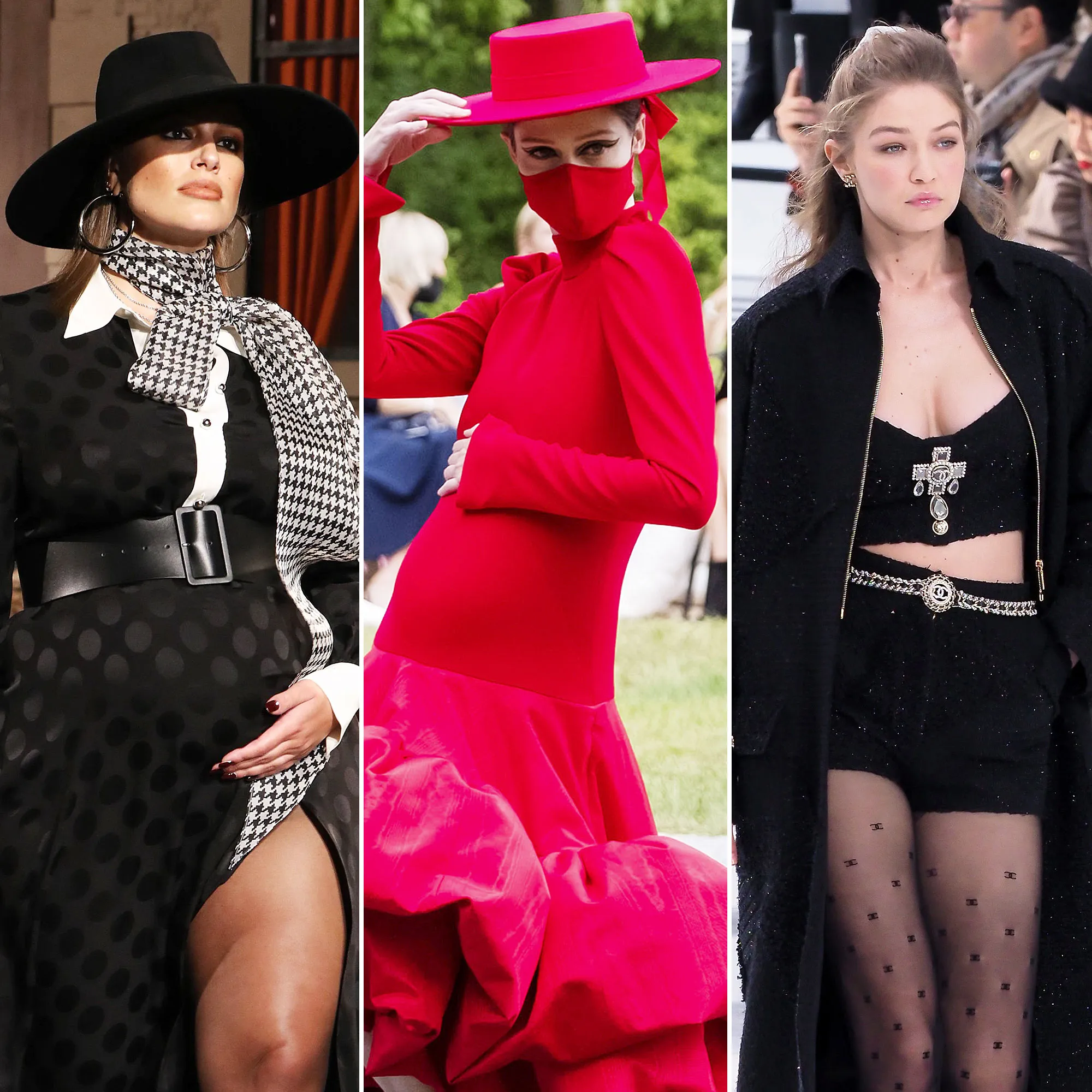Ashley Graham Coco Rocha Gigi Hadid Pregnant Models Walking the Runway