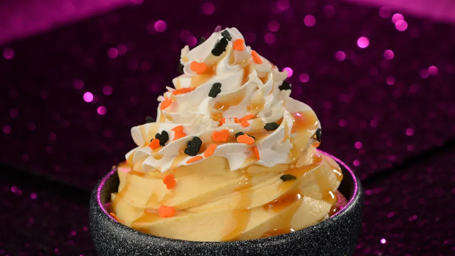 Pumpkin Soft Serve Sundae Disneyworld