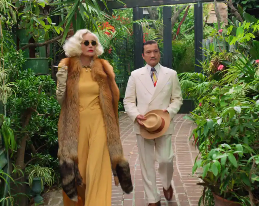 Ratched Sharon Stone Jon Jon Briones