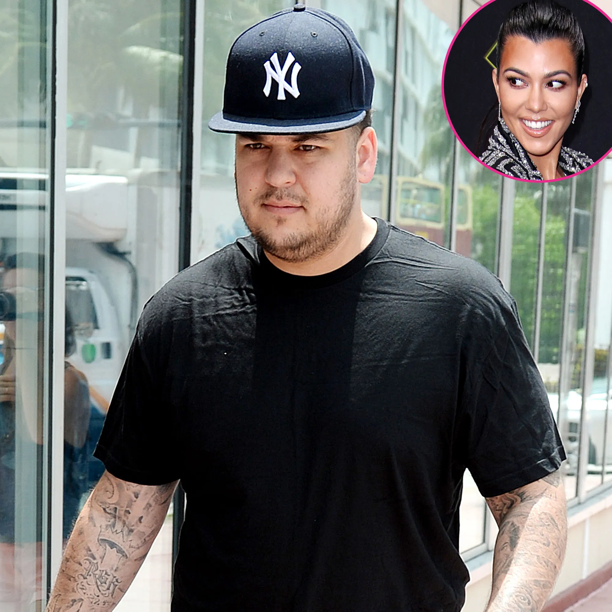 Rob Kardashian Shows Off a Fresh Arm Tattoo Kourtney Kardashian Loves It