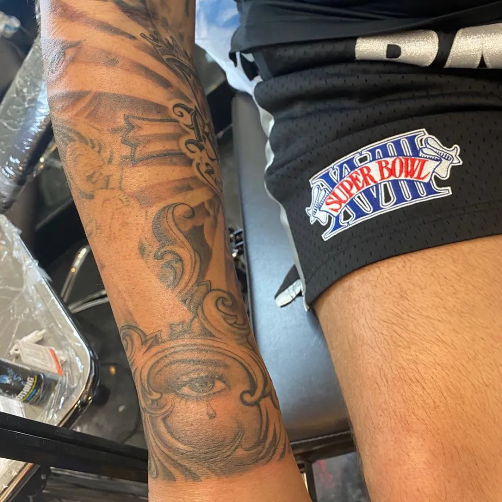 Rob Kardashian Shows Off a Fresh Arm Tattoo Kourtney Kardashian Loves It