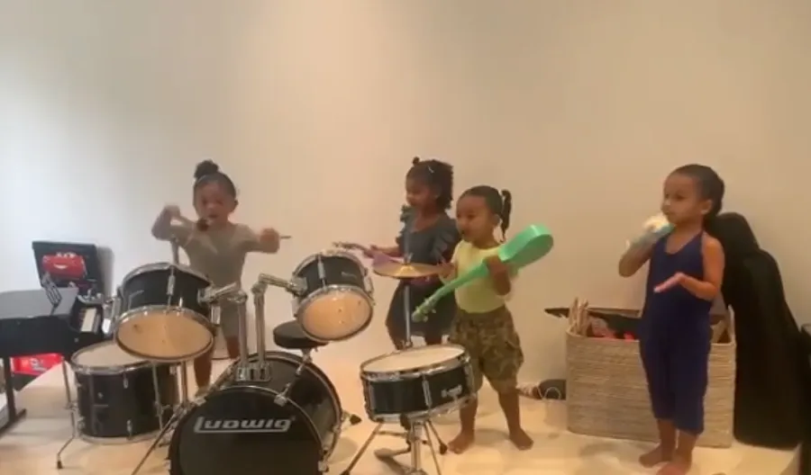 Rock Band Kardashian-Jenner Kids Cutest Moments