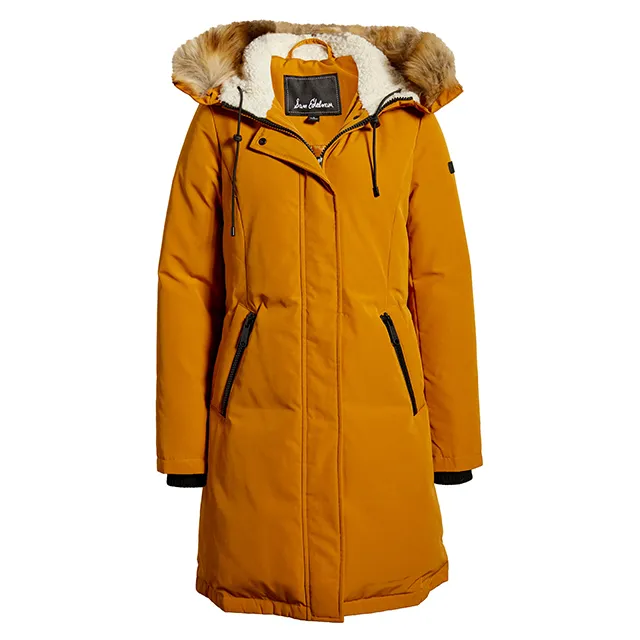 Sam Edelman Faux Fur Trim Down Parka
