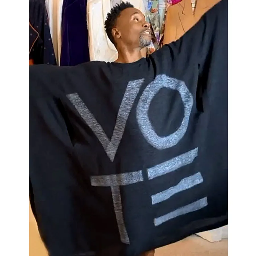 See All Stars Urging Fans Vote Through Chic Style Billy Porter