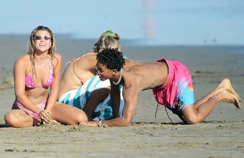 Sofia Richie and Jaden Smith Get Close at Malibu Beach After Her Split From Scott Disick