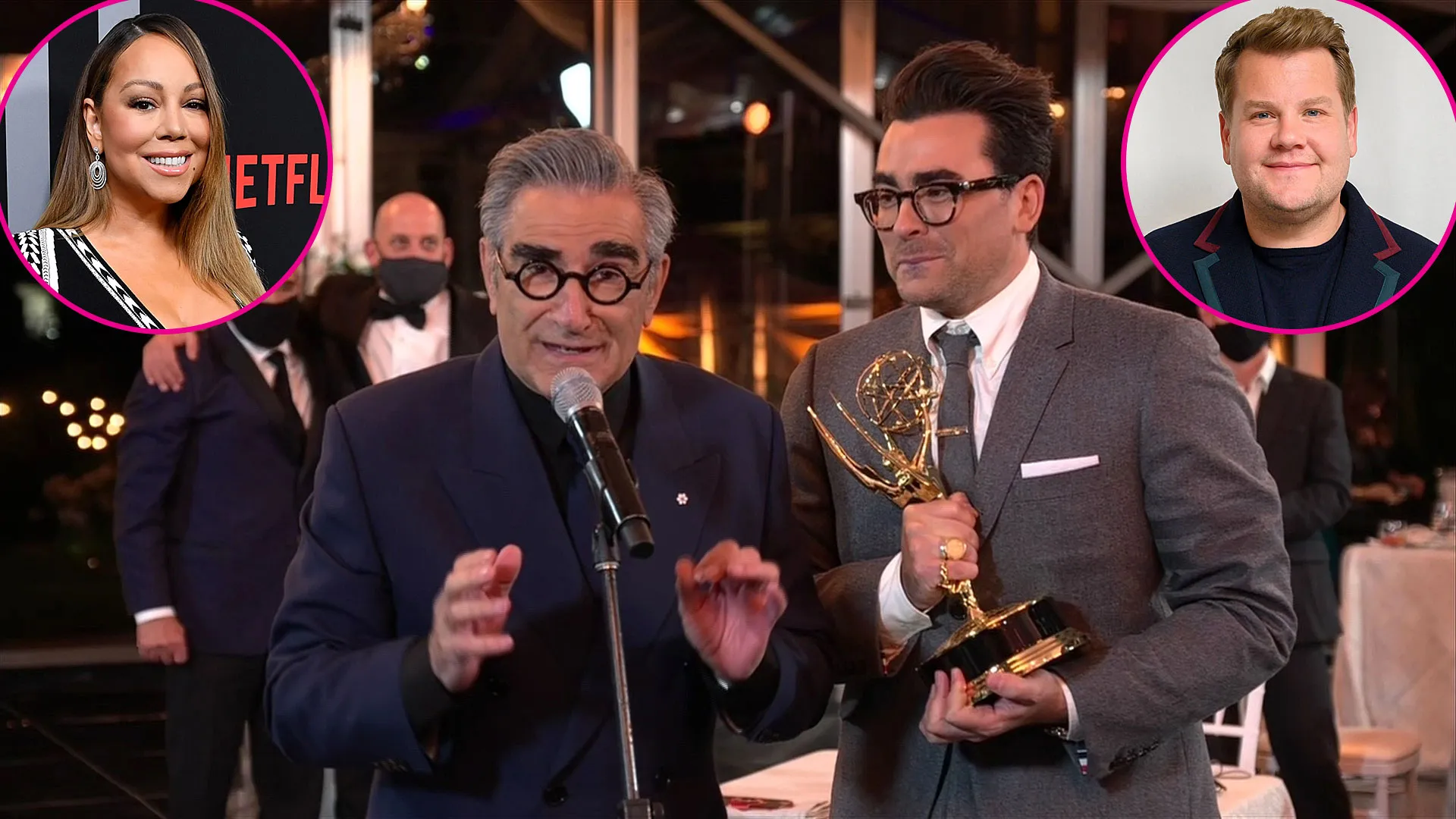 Stars Celebrate Schitts Creeks Emmys 2020 Wins 2020 Emmys