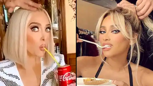 Stars Eating While Getting Ready Erika Jayne Shay Mitchell
