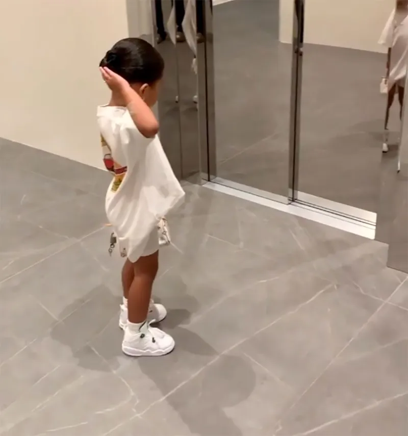 Even Stormi Can't Help But Admire Her Own Look!