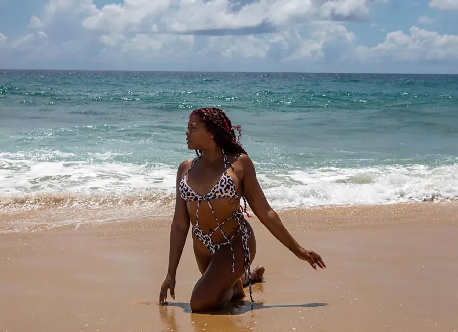 Taraji P. Henson Slays in an Sexy Animal Print Swimsuit