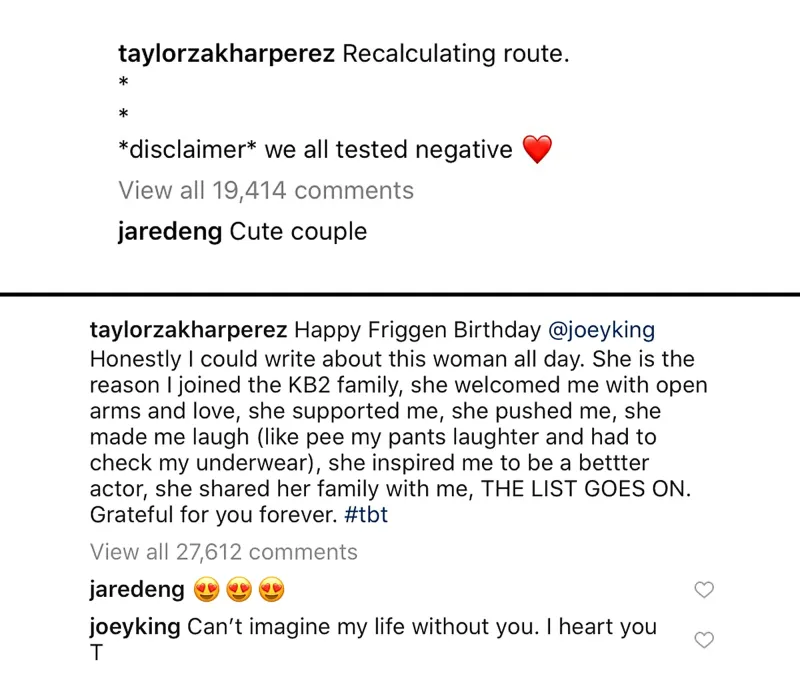 Taylor Zakhar Perez Flirts With Joey King Amid Dating Rumors