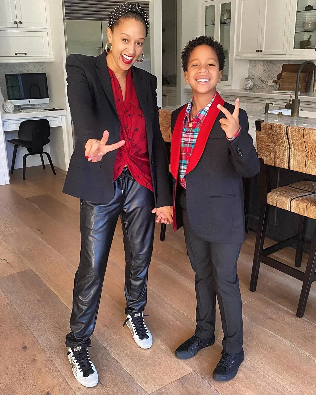 Tia Mowry Says Her Son Cree Is Loving Watching Sister Sister I'm in Heaven