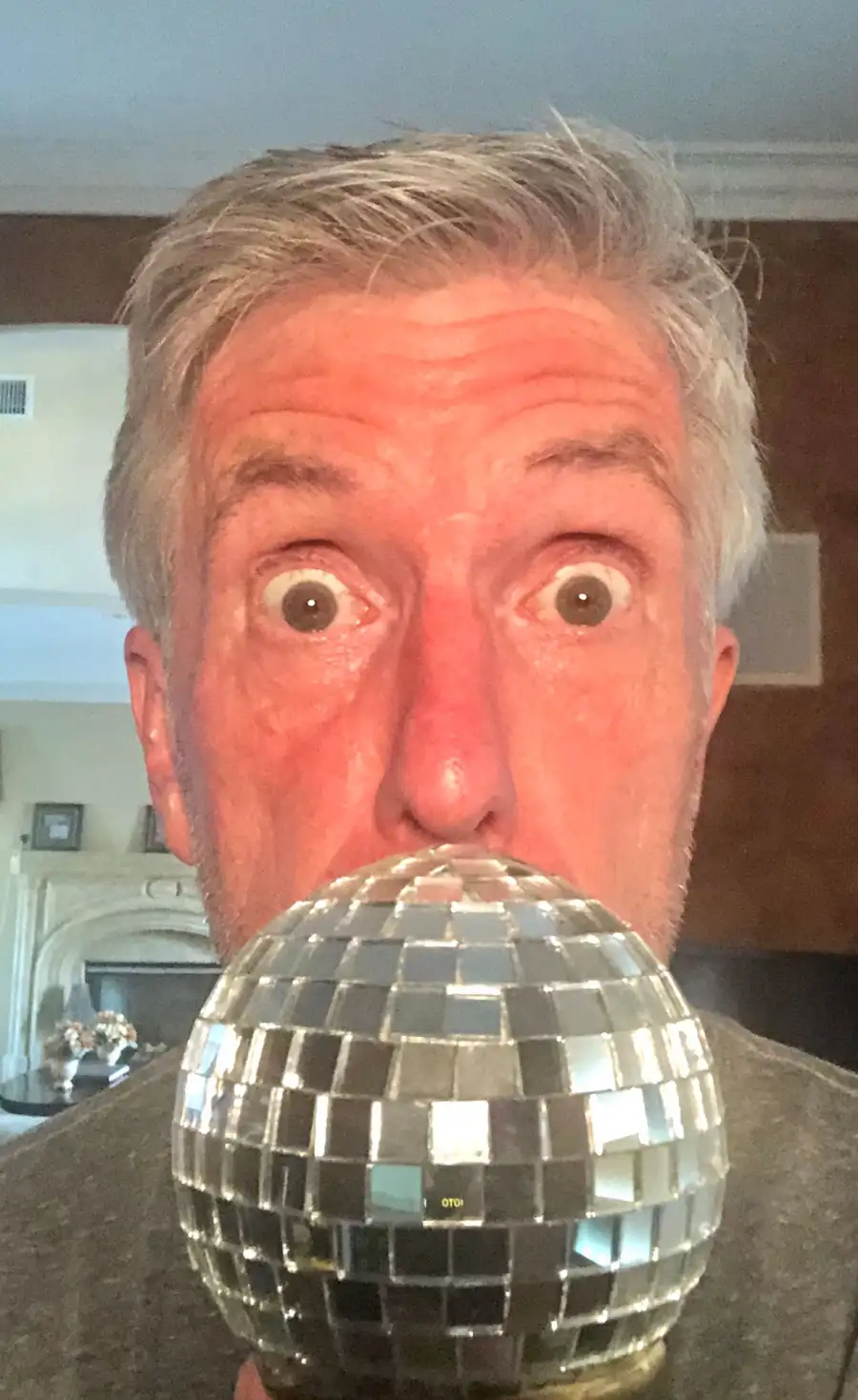 Tom Bergeron DWTS Kiss Disco Ball