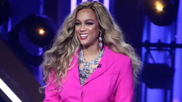 Tyra Banks Has a Minor Wardrobe Malfunction During Her Dancing With the Stars Debut