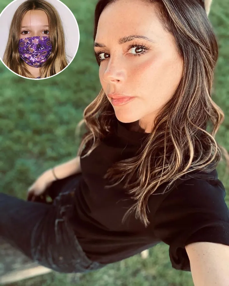 Victoria Beckham’s Daughter and More Kids Wearing Face Masks Amid Pandemic