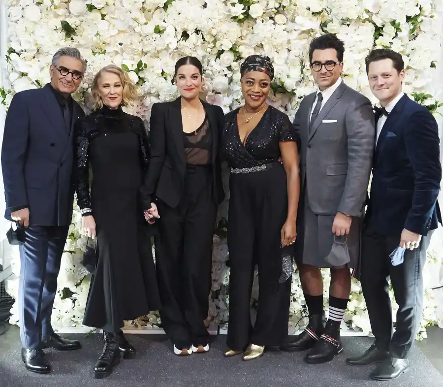Warmest Regards Schitts Creek Stars Reunite Emmys Win Big Emmys 2020