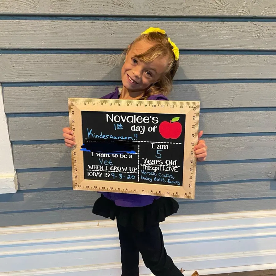 Celebs Share Kids 2020 Back-to-School Pics Novalee Baltierra
