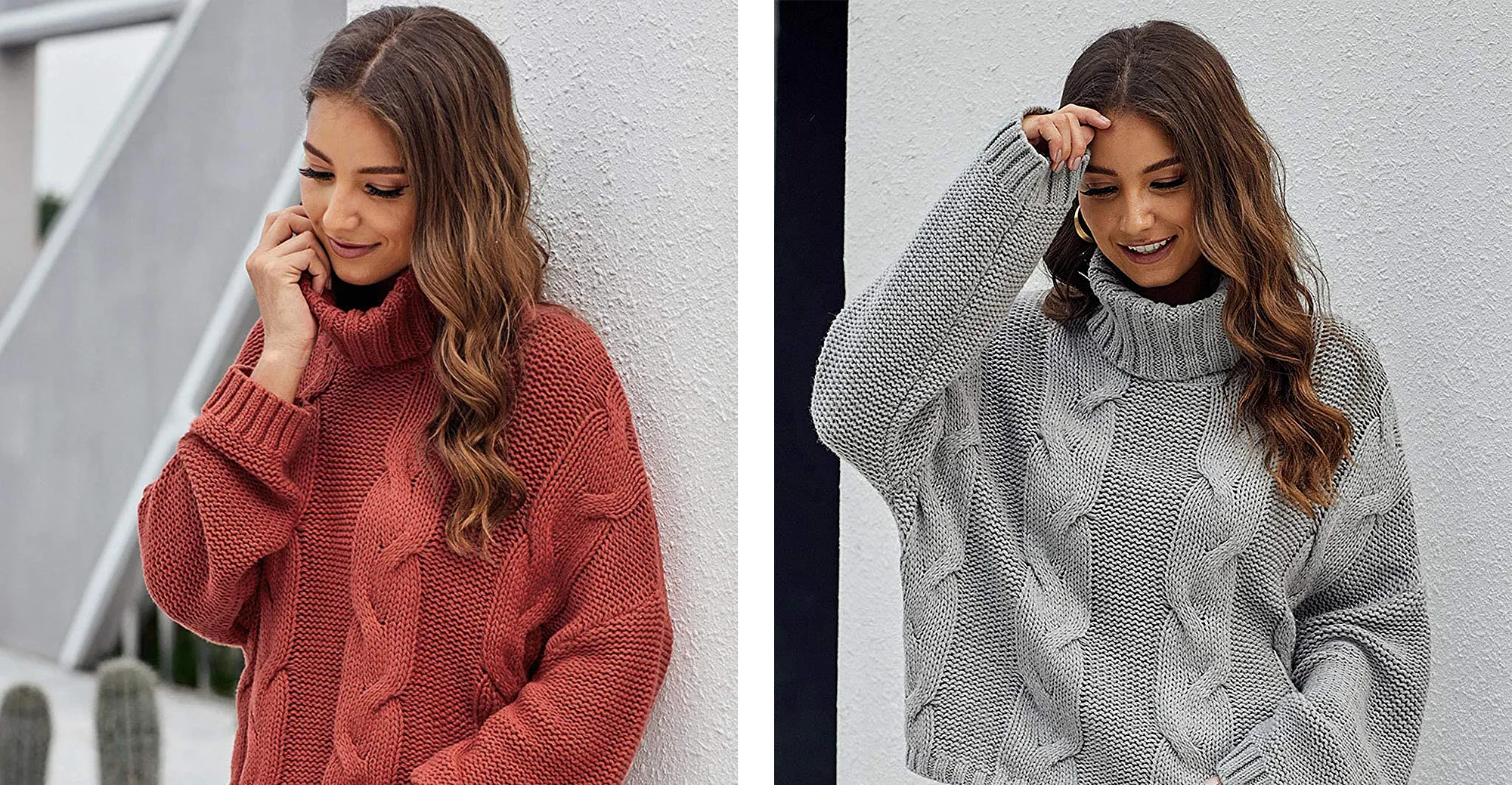 Dokotoo Solid Turtleneck Pullover Sweater