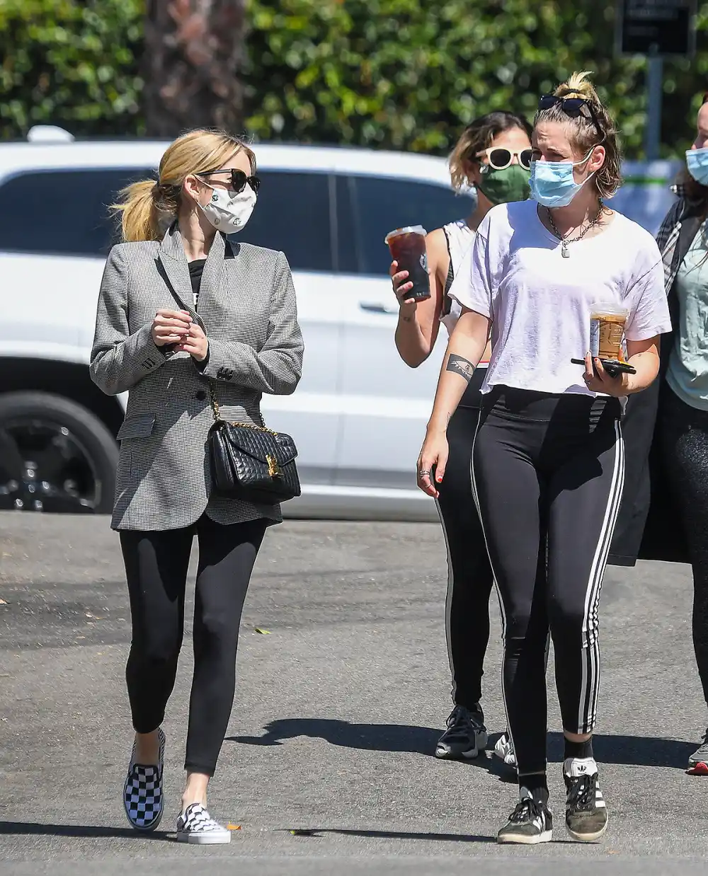 emma-roberts-checkered-vans-slip-ons